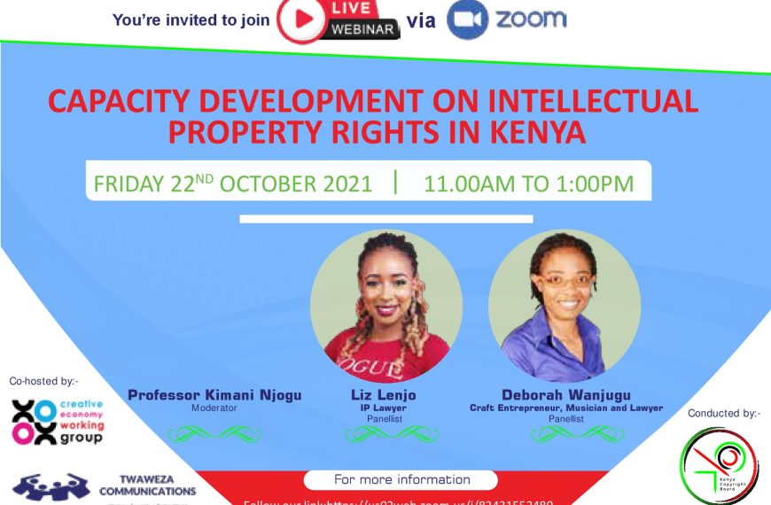 Capacity Development on Intellectual Property Rights in Kenya