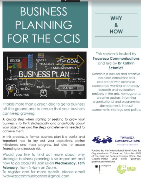 BUSINESS PLANNING FOR THE CCIS
